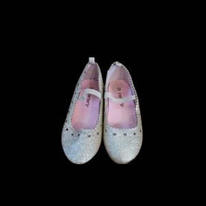 Cat & Jack Sparkly Gold Kids Dress Shoes